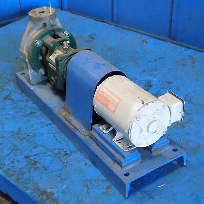 IMO WARREN PUMPS SIZE 1.5 X 1 X 6 PUMP SERIES 9000 W/ GE 1HP MOTOR