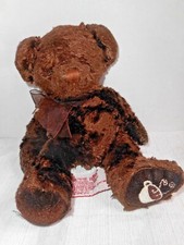 Russ Berrie 6" Chocolate Stuffed Animal Plush Teddy Bear 21131 Shaggy Soft Beans