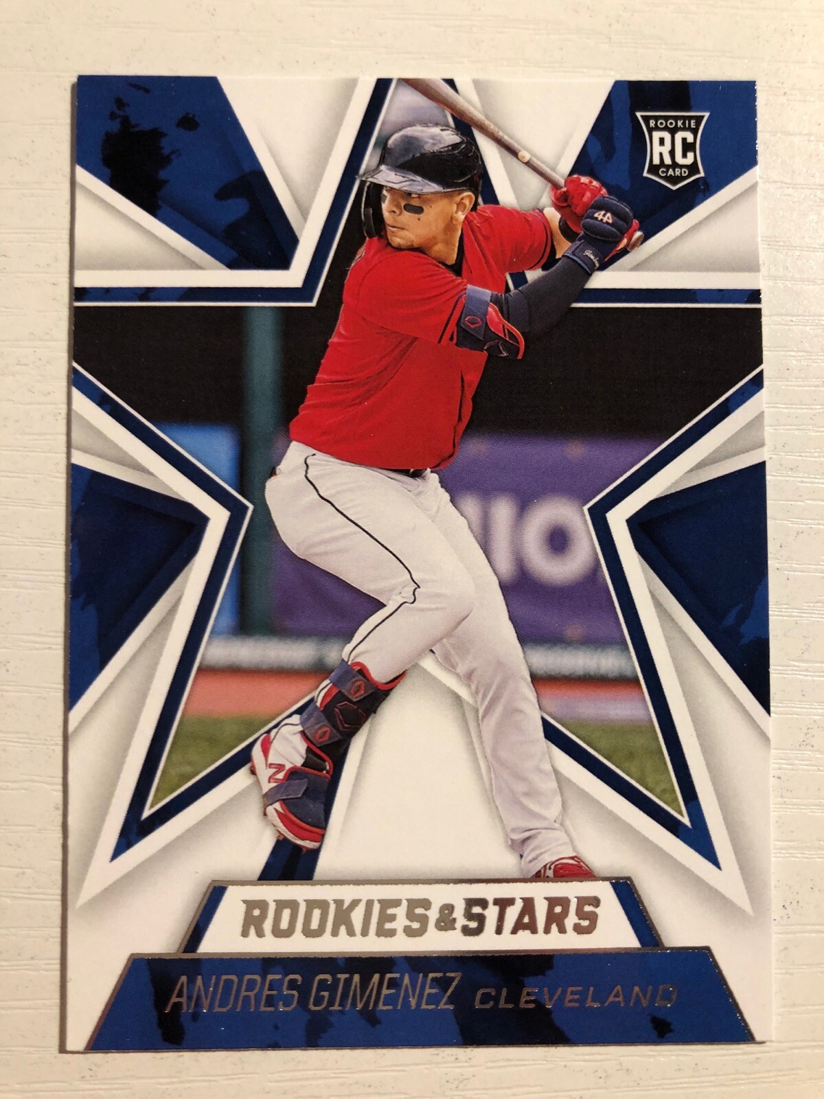 2021 Panini Chronicles Rookies & Stars Andres Gimenez Guardians RC 16