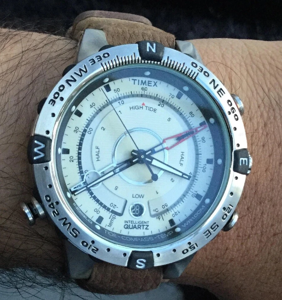 Timex Intelligent Quartz Mens Tide-Temp-Compass Watch T2N721 - Image 3 of 4
