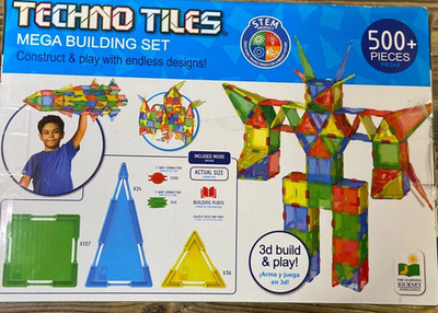 The Learning Journey Techno Tiles Mega Set (500+ Pcs) - STEM Education Building