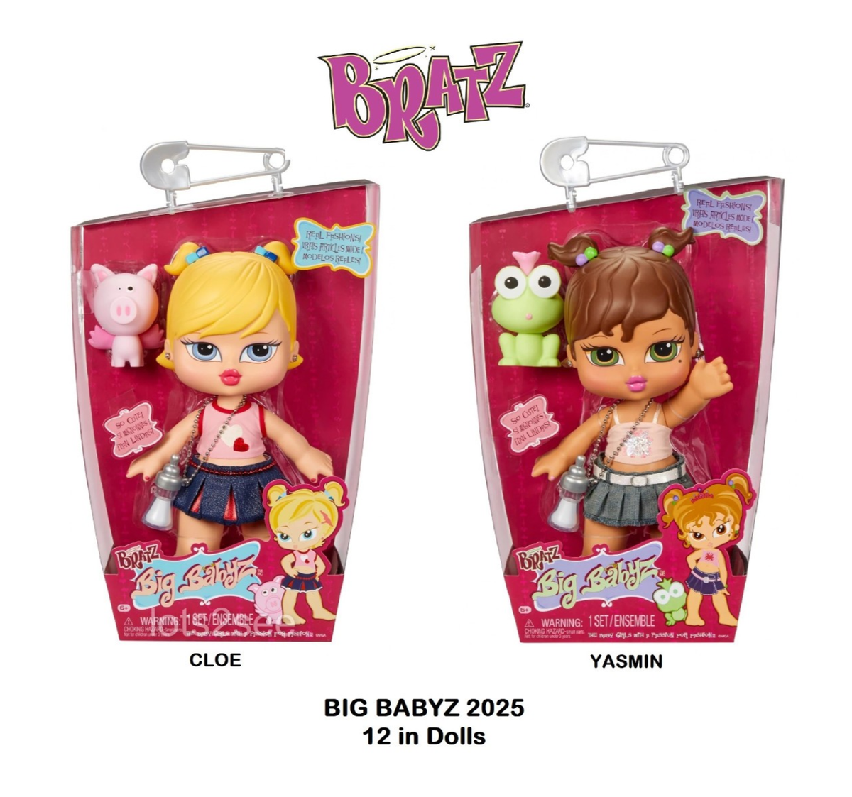 2025 BRATZ BIG BABYZ Dolls YASMIN CLOE 12 in IN HAND | eBay