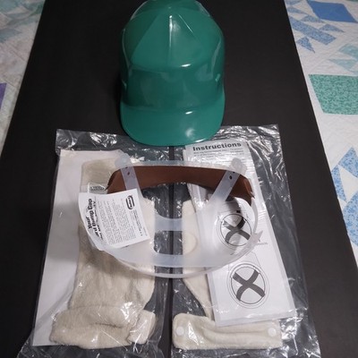 VINTAGE NOS BULLARD MK2 BUMP CAP WITH SUSPENSION LINER & 2 SNAP ON SWEATBANDS
