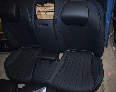 Mercedes w223 S Class Seats Rear Back Seat Bench Black Interior 223
