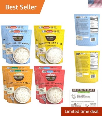 Ready to Eat Variety Pack, 7 Oz Pack of 8, Angel Hair, Fettuccine, Spaghetti ...