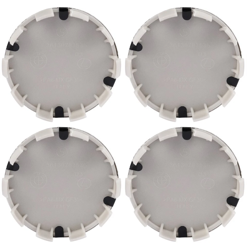 4PCS Car Wheel Emblem Center Hub Caps 68mm Logo Badge For BMW OEM Foto 3 de 4