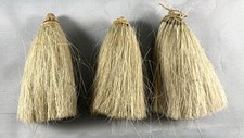 Vintage Set of 3 Horsehair Sporran Tassels