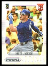2012 Panini Prizm Silver #178 Brett Jackson Rookie Card RC. rookie card picture