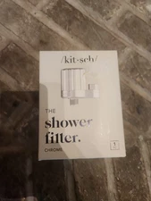 Kitsch The Shower Filter Replacement Water Filters Cartridges Replacement Chrome