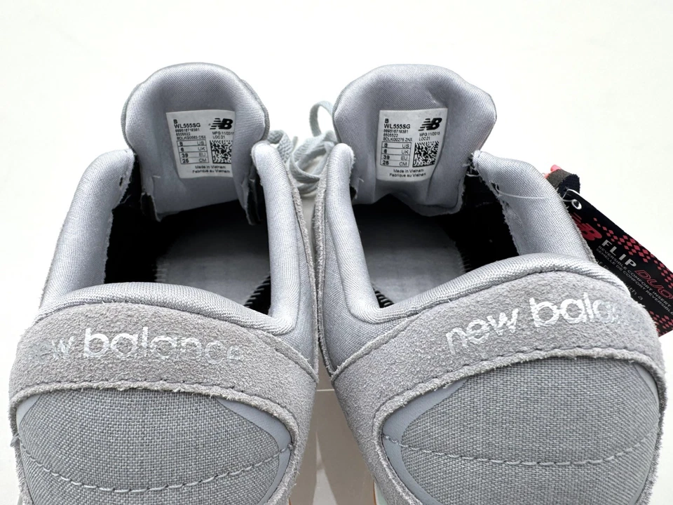Zapatos para correr New Balance 555 FlipDuo para mujer grises como nuevos WL555SG talla 8 cómodos Foto 4 de 4