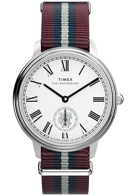 TIMEX Waterbury Metropolitan TW2Y27600 Quarz 39 mm weißes Zifferblatt Nylonba...