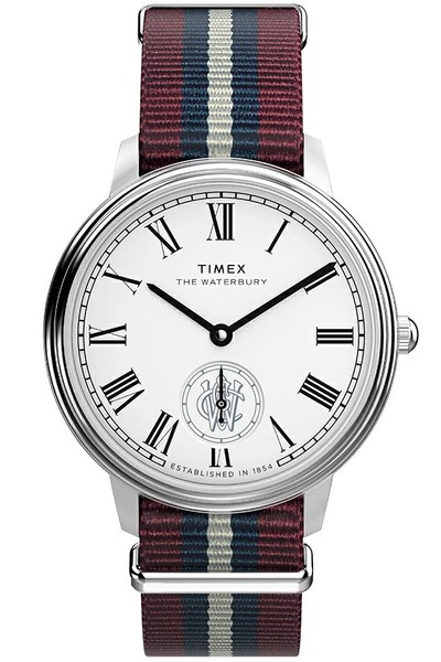 Timex Waterbury Metropolitan TW2Y27600 Quarz 39 Mm WeißEs Zifferblatt Nylonba...-image