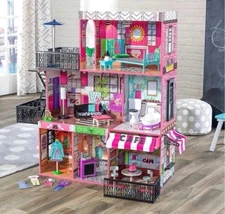 KidKraft Storybook Mansion Dollhouse, It’s Color ful, Living Room, Bedroom, etc