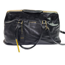 Cromia Leather Purse Magnetic Closure Black M...