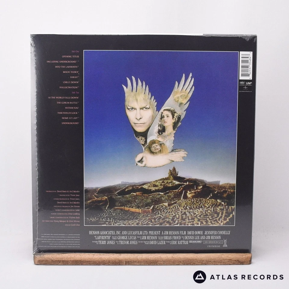 David Bowie Labyrinth Reissue Remastered Sealed LP Album Vinyl Record - NEW - Image 3 of 4