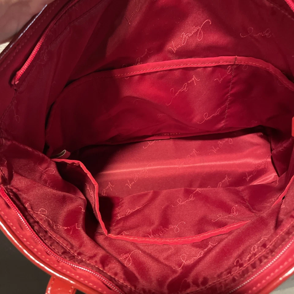 Vera Bradley Canyon Sunset Pattern Red Trimmed Vera Weekender Tote - Image 4 of 4