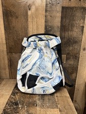 NEW Pawaboo Pet Carrier/Backpack Cat Dog Size Medium Blue/white Swirl