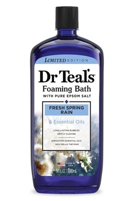 Dr Teal's Fresh Spring Rain Foaming Bath with Essential Oils, 34 fl oz