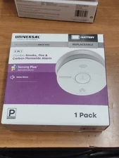 Universal Security Instruments 3 in 1 Combo Smoke, Fire & Carbon Monoxide Alarm