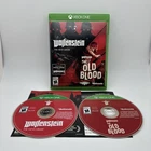 Wolfenstein The New Order and The Old Blood (Xbox One, 2017) Double Pack Good
