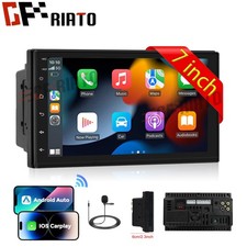 7  Double Din Car Stereo Touch Screen Car Radio Apple CarPlay Android Auto BT FM