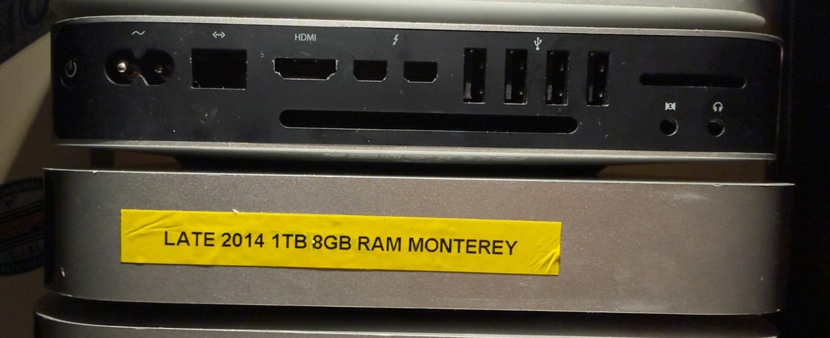 Mac mini A1347 2.6GHZ/8GB/1TB ① 【公式通販】