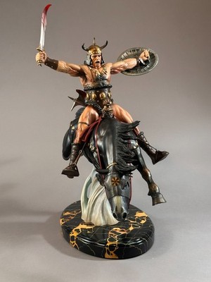 CS Moore Studio and Frank Frazetta's Conan the Conqueror statue #PPS/1500! WOW!