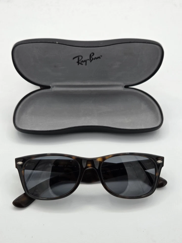 Ray Ban Sports   RB 2132 New Wayfarer  Eyes Glasses  Italy  52 18 145 With  Box - Image 3 of 4
