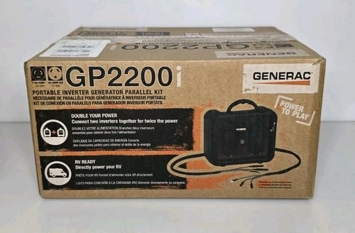 Generac GP2200i Portable Inverter Generator Parallel Kit 7118 w/ (2) 30A Outlets