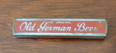 Vintage Old German Beer Retractable Pocket Bottle Opener Cumberland MD Metal