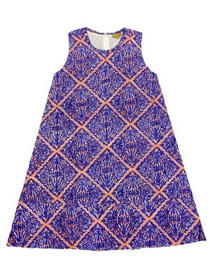 Roberta Roller Rabbit Damen Fabiola Talavera Kleid X-Small Koralle