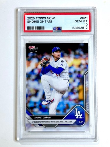 2025 Topps Now SHOHEI OHTANI #621 - PSA-10 - Los Angeles DODGERS