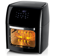 Gourmetmaxx 9In1 HeißLuft 12L Fritteuse Ofen 1800 W HeißLuftfritteuse Drehgrill