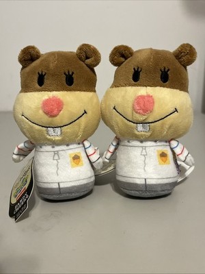 Hallmark Itty Bittys Nickelodeon SpongeBob SquarePants Two Sandy Cheeks Plushes