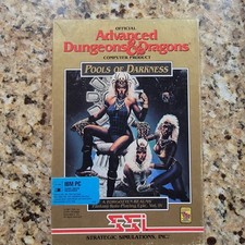 Advanced Dungeons & Dragons - Pools of Darkness For IBM PC- Complete
