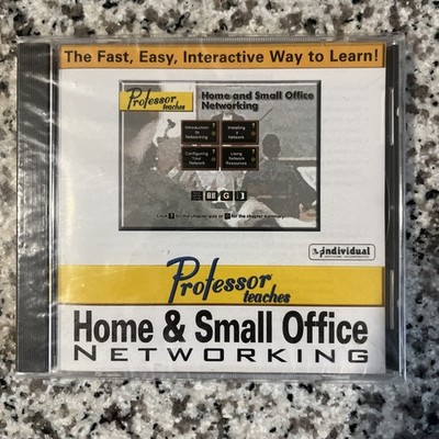 PROFESSOR TEACHES - HOME & SMALL OFFICE NETWORKING CD 2001 BRAND NEW SEALED