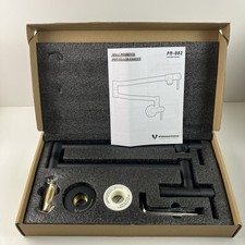 Pot Filler Faucet Wall Mount Matte Black Kitchen Folding Faucet w 2 Handles