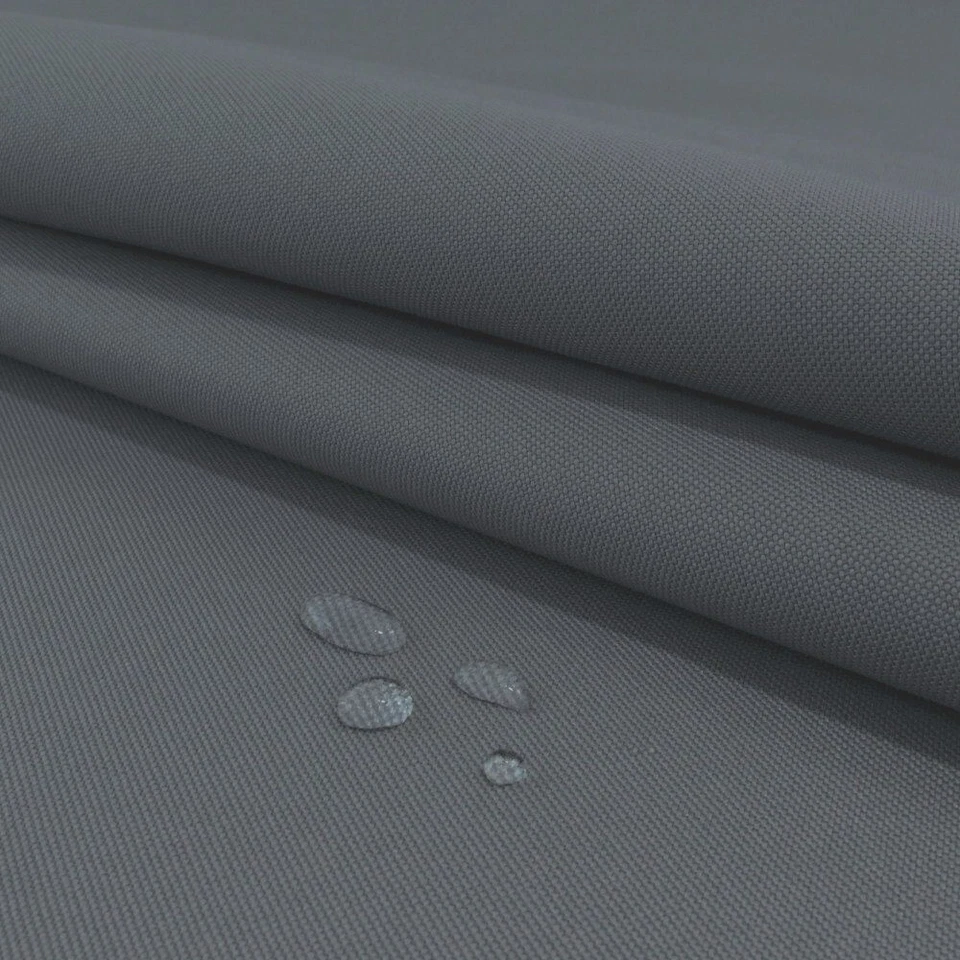 TOLKO STOFFE 2 Wahl Outdoor Stoff Wasserdicht als Meterware in Grau Günstiger Markisenstoff