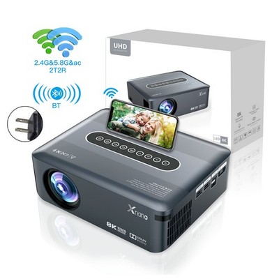 Ultra HD 8K Decoding Projection Android Movie Projector Multimedia Home Theater