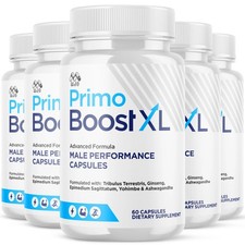  5 Pack Primo Boost XL Advanced Male Health Support PrimoBoosXL 300 Capsules