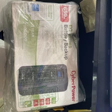 EC650LCD Ecologic Battery Backup & Surge Protector UPS System, 650VA/390W, 8 ...