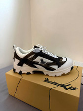 Sicko x Eric Emanuel Low Top Lace-Up Sneakers Brown/White/Black Men's