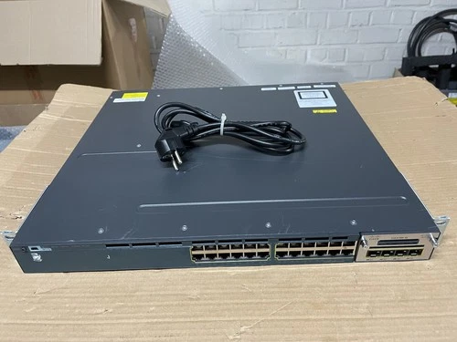 Cisco WS3560X-24T-L Switch With C3KX-NM-1G And C3KX-PWR-350WAC