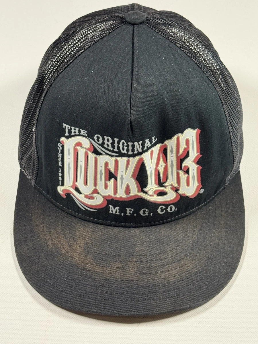 Lucky Brand Trucker Mesh-Back Cap with Adjustable Snapback for