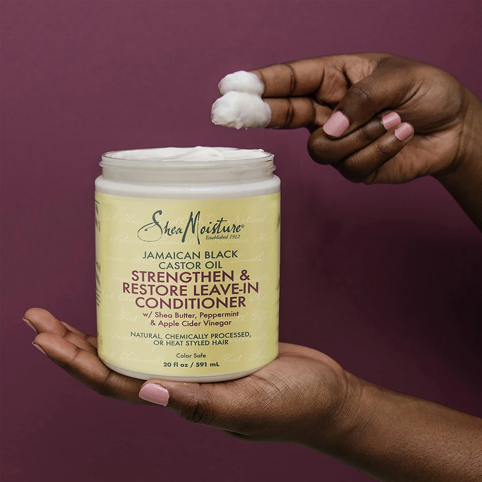 SheaMoisture Leave In Conditioner Conditioner For Hair Jamaican Black Castor Oil - Image 3 of 4