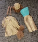 GOLD 'N GLAMOUR #1674 VINTAGE Barbie Repro Fashion & Accessories Brown Shoes Inc