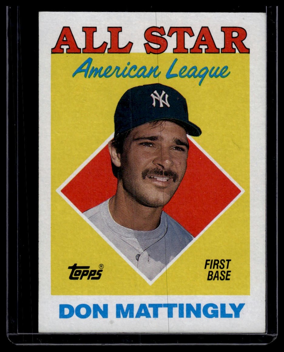 1988 Topps Cloth Test Issue #NNO Don Mattingly