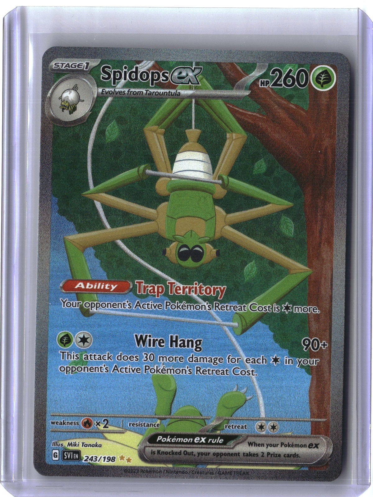 SV01: Scarlet & Violet Base Set #243/198 Spidops ex