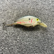 Worden's Timber Tiger Cub DC-5 Vintage Crankbait Lure - Bleeding Shad