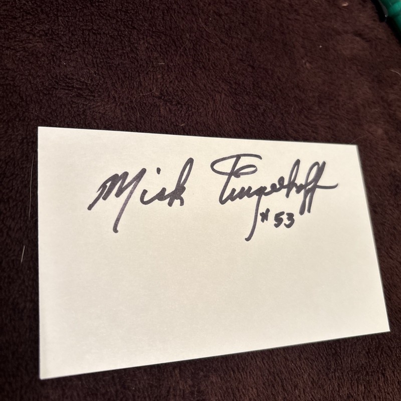 Mick Tinglehoff (Nebraska) C/LB PFBHOF, ‘62-78 Vikings Center, Died 2021